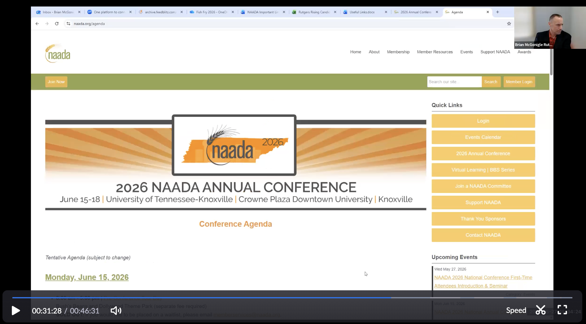 NAADA First-Time Conference Attendees Video